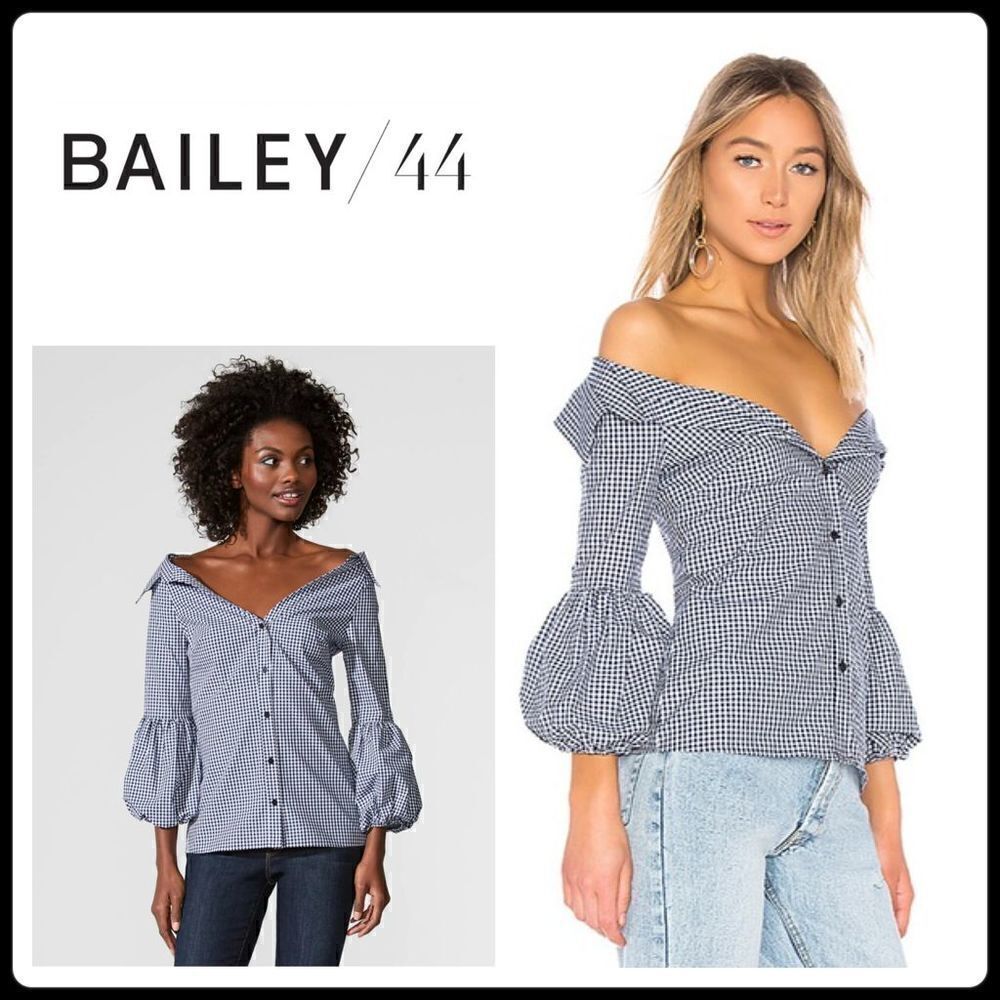 New. BAILEY 44 Gingham top.